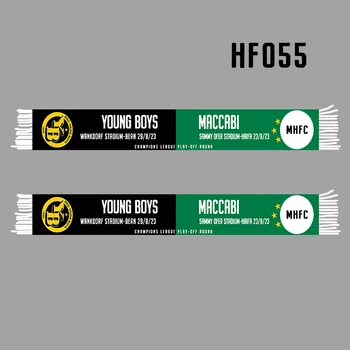 145*18 cm Taille MHFC & Yong garçons Foulard pour les Fans de Double-face en Tricot HF055