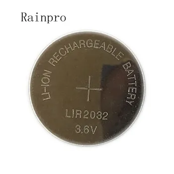 2PCS/LOT LIR2032 Pile bouton 2032 Lithium, de charge de la batterie de bouton Peut Remplacer CR2032 pour les montres