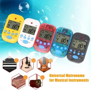 M50 Mini Métronome Électronique Numérique LCD en Plastique Professionnel de la Guitare Électrique, Piano Métronome Instrument de Musique Accessoires
