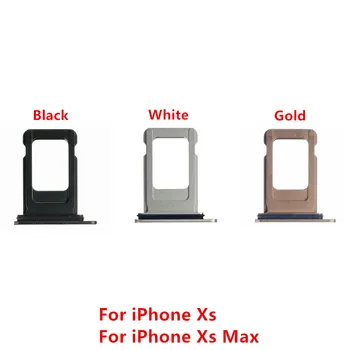 Pour l'iPhone X Xs Max Unique Micro Nano Carte SIM Fente du Bac de Prise de l'Adaptateur de Remplacement de la Partie