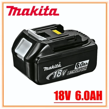 100% d'Origine Makita 18V 6.0 Ah Utilise les LED d'Ion de Lithium au Lieu De LXT BL1860B BL1860 BL1850 Pour Charger La Batterie D'outillage Électrique