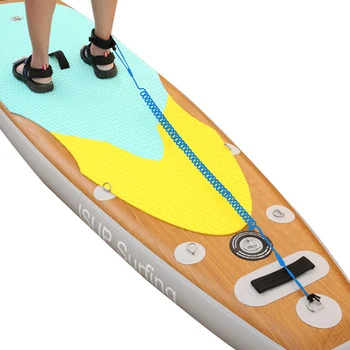 10ft Enroulé Leash Stand Up Paddleboarding Surf planche de Surf Leash Jambe Corde Paddle Board de la Sécurité des Jambes Corde Surf Accessoires