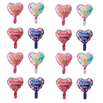10inch Coeur anglais bonne fête des mères Ballons Feuille Partie Aérienne Globos la Maison Mère de Cadeau d'Anniversaire d'Anniversaire de Décorations de Cadeaux
