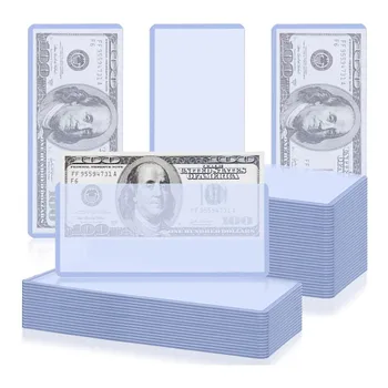 17.3*7.5 CM Billet de banque Commémoratif en Plastique Dur Manches de Classement Durs Clip de la Monnaie Papier Protecteur de Détenteur de monnaie