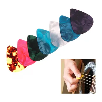 1pcs Coloré des Pics de Guitare Multi ABS Plectre Instrument à Cordes Pincées Accessoires Acoustique, Guitare Électrique, Basse Amoureux