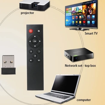 2022 Nouvelle 2.4 G Wireless Air Mouse Clavier Télécommande +Récepteur USB pour Android TV Box