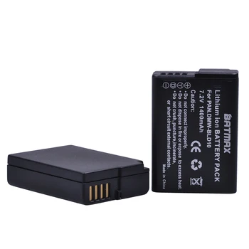 2Pcs 1400mAh DMW-BLD10E DMW BLD10E BLD10 BLD10PP Batteries pour Panasonic DMC GF2GK GF2 G3 GX1 DMC-GF2 DMC-G3, DMC-GX1 Batterie
