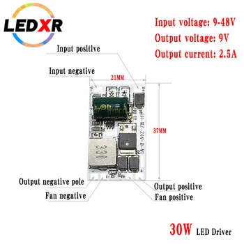 2pcs de l'Automobile LED phare d'alimentation du lecteur de carte de circuit 24V 3570 lampe perle lecteur circuit de courant constant conseil