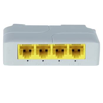 3 ports POE Extender 10/100/1000Mbps 1 à 3 Commutateur de Réseau Répéteur avec IEEE802.3af Plug&Play pour Commutateur PoE NVR IP de la Caméra AP