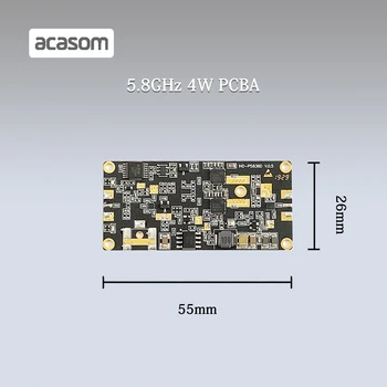 5.8 GHz 4W Wifi sans Fil à large bande de l'Amplificateur Routeur de la Gamme de Puissance de l'amplificateur de Signal Module