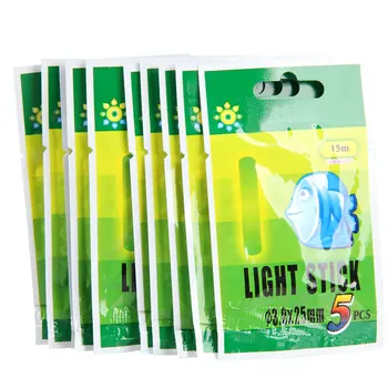 50PCS Flotteur de Pêche bâtons Lumineux des Lucioles Fluorescent Lightstick Nuit Tige du Flotteur de la Lumière Sombre Lueur de Bâton matériel de Pêche de l'Outil
