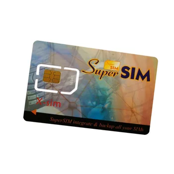 6 en 1 Mini Carte SIM Max de la Carte SIM de Téléphone Cellulaire Super Carte Vierge de Sauvegarde Standard Accessoire de téléphone Portable