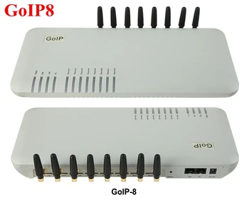 8 puces GSM Passerelle VoIP GoIP8, SIP VoIP GSM Routeur passerelle GoIP 8 pour IP PBX - Promotion des Ventes
