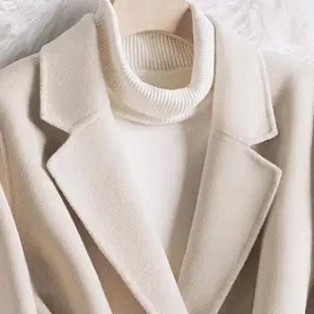 Automne Hiver Manteau Laine Pour Les Femmes Épaississement Coréen De La Mode Chaud De Vestes Vestes Manteaux Pour Les Femmes De Vêtements