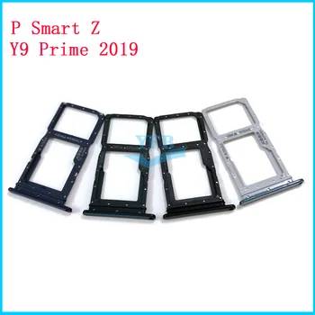 Bac à Cartes de SIM Pour Huawei P Smart Z Y9 Premier 2019 P Smart 2019 Logement de la Carte SIM Plateau Adaptateur pour porte-Pièces de Rechange