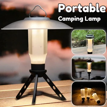 Camping de la Lumière USB Lampe de poche Rechargeable Portable Mini LED Phare Imperméable à l'eau en plein air Tente de Camping Lanternes pour la Randonnée Torche