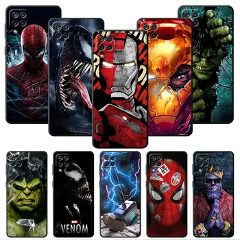Cas de téléphone pour la Galaxie de Samsung A70 A54 A34 A03s A04s A03 Core A04 A10 A40 Marvel Deadpool Iron Man spiderman venom Groot Couverture