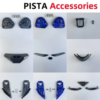 Casque d'Évent Accessoires pour AGV PISTA GPRR GPR Casco Moto Bouche Crocs le Bouton de Verrouillage de Nez Protecteur de Menton Pad Capacete Accessoires