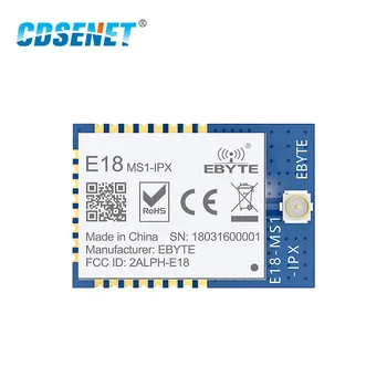 CDSENET CC2530 2.4 GHz 4dbm UART 200m plage de 256 ko de Flash IPX Antenne SoC SMD Zigebee Module E18-MS1-IPX 10pcs/lot