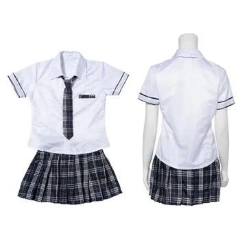 Cosplay Étudiant JK Uniforme Robe Costume Set Japonais Sailor Uniforme Scolaire Jeu Complet Filles Costume de Jupe A-Ligne coréen de Haute École