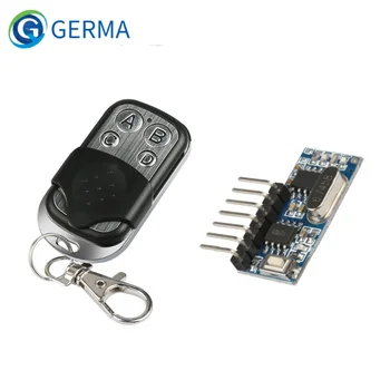 GERMA 433 Mhz RF Commandes à Distance de l'Émetteur et 433mhz RF Relais Récepteur Commutateurs du Module sans Fil 4 canaux de Sortie de l'Interrupteur de commande