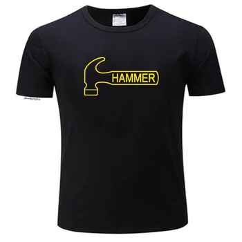 Hommes o-neck t-shirt mode de la marque t-shirt noir nouveau Logo Vintage T-Shirt Marteau Hommes occasionnels T-shirt Golfeur taille euro