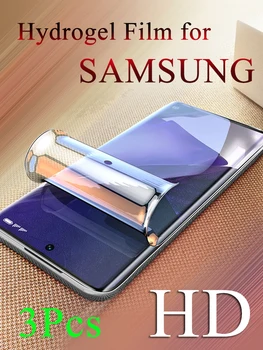 Hydrogel Film Pour Samsung Galaxy S8 S9 Plus S10Edge S10+ 5G Protecteur d'Écran Note8 Note9 Note 10+ Soft HD