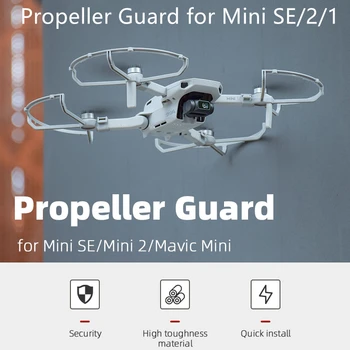Hélice de Garde pour DJI Mavic Mini SE/2/1 Drone Protecteur d'Installation Rapide Cage de Protection Couvercle de Drone Accessoires