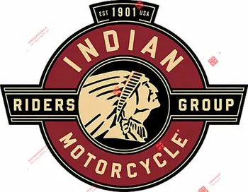 INDIAN MOTOCYCLES 1901 AUTOCOLLANT 3M états-unis a FAIT CAMION de FENÊTRE du MUR de VOITURE Intéressante Autocollant de Voiture