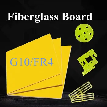 Jaune FR4 fibre de verre Feuille Toute taille Personnalisée G10 Époxy Plaque 3240 FR-4 Époxy plateau en Résine de Fibre de Verre Impression 3D DIY