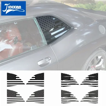 JIDIXIAN Arrière de Voiture Décoration de Fenêtre Couvrir Autocollant Autocollants pour la Dodge Challenger 2008-2022 Accessoires d'Extérieur