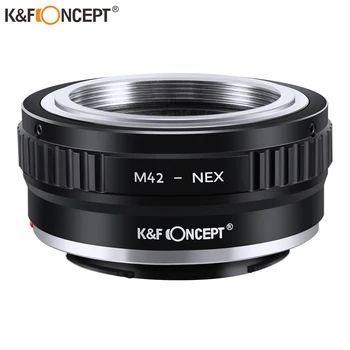 K&F CONCEPT M42-NEX pour M42 Objectif pour NEX Pro E Mount Adaptateur Bague Monture M42 Objectif à Sony NEX E de la Caméra à Monture