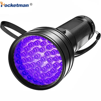 La Lumière noire UV de la Lumière 51LED 21LED 12LED Lumière UV 395-400nm LED UV Lampe de poche torche lumière de la lampe de sécurité de Haute qualité détection UV