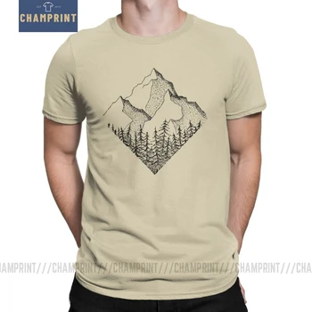 Le Diamant De La Gamme T-Shirt Hommes À L'Extérieur Des Montagnes De La Randonnée T-Shirt Parcs Nationaux Décontractée Coton Manche Courte Tés, Plus La Taille Des Vêtements