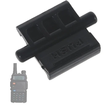 Les deux Radios support de Batterie Talkie-Walkie, Pousser le Bouton de Verrouillage de la Batterie pour baofeng UV-5R UV 5R UV-5RA UV-5RE BF-F8HP