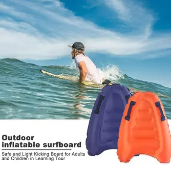 Les enfants de planche de Surf Gonflable Portable de Bodyboard avec des Poignées Piscine Plage, des Planches de surf Natation Flottant Tapis Appareil