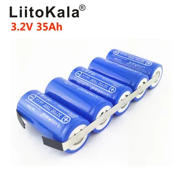 LiitoKala 3.2 v 32700 14ah 21ah 28ah 35ah Lifepo4 Rechargeable Haut de Vidange 25ah 70A pour Batterie Bricolage Véhicule de Vélos Électriques