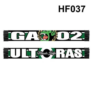 MHFC 145*18 cm Taille Rétro Ultras GA 02 Foulard pour les Fans de Double-face en Tricot