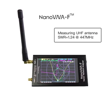 NanoVNA-F VNA ROS-Mètre VHF, UHF, Antenne de l'Analyseur de 1,5 GHz + 4.3 LCD IPS + Boîtier en Métal Deepelec NanoVNA-F VNA ROS-Mètre VHF, UHF, Antenne de l'Analyseur de 1,5 GHz + 4.3 LCD IPS + Boîtier en Métal Deepelec 5