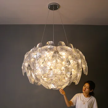 Nordique d'Éclairage Créatif Simple Lampe de Salon Salle à Manger Chambre à coucher Pendentif LED Light Designer d'Exportation de la Lumière Lustre de Luxe