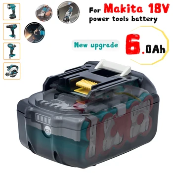 Nouvelle mise à jour 18V 6.0 Ah Rechargeable Batterie Pour Makita 18V Batterie d'Outils de Remplacement LXT BL1860 BL1850 BL1815 BL1830 LXT400