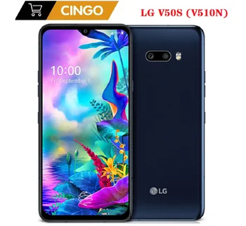 Original Débloqué LG V50S 5G ThinQ Phone 8 GO+256 GO LG V510N SmartPhone Android 32MP Caméra 4G LTE d'Empreintes digitales téléphone Portable NFC