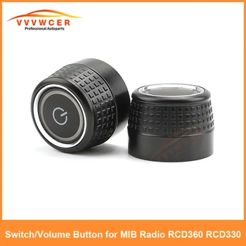 Pour autoradio Volkswagen Audio Réglage de Volume Commutateur de Bouton de Contrôle Pour VW NONAME RCD360PRO/RCD410PRO/RCD440PRO/19D 035280 DS
