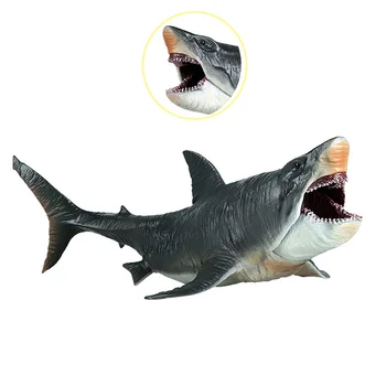Savage Simulation de la Marine de la Mer de la Vie Megalodon Action Figure Classique de l'Océan Animaux Grand Requin Modèle du Poisson PVC Collecte de Jouets Pour les Enfants
