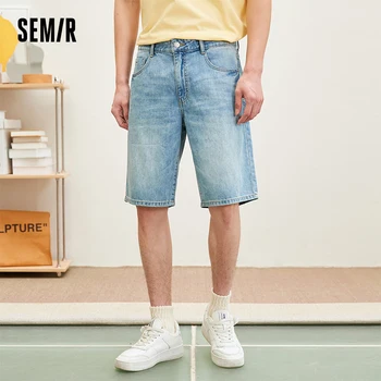 Semir Jeans Hommes Classique Version Coréenne De La Tendance 2023 Été Homme Nouveau Monté Pantacourt Pantalon Demin