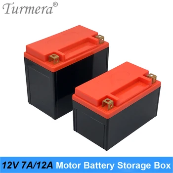 Turmera Batterie 12V Boîte de Rangement caisson Vide avec Indicateur d'Affichage pour 7Ah à 20Ah des Batteries de Moto Remplacer 12V au Plomb-Acide à Utiliser