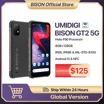 UMIDIGI BISON GT2 5G IP68 Android 12 Smartphone Robuste Dimensity 900 6.5