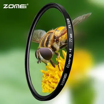 Zomei Macro Close-up Lens Filtre +1 +2 +3 +4 +8 +10 Kit de Filtre 52mm 55mm de 58 62 67 72 mm 77 mm pour Canon Nikon Appareil photo Sony