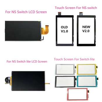 Écran LCD Écran Tactile Digitizer Verre Extérieur du Panneau Avant Sensibles Durable de Remplacement Pour Nintendo Commutateur commutateur NS lite